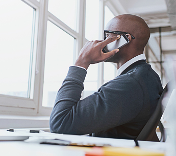 Businessman On Phone